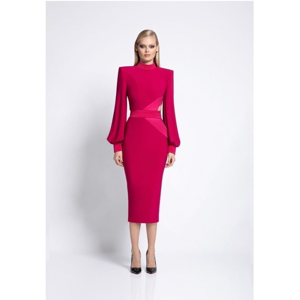 ZHIVAGO the Cry Jersey Cutout Midi Dress 6